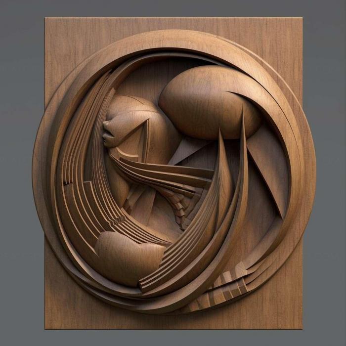 نموذج ثلاثي الأبعاد لآلة CNC 3D Art 